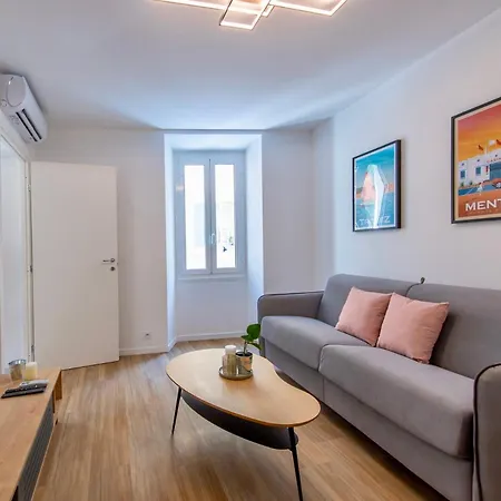 St Michel - Beau 3pieces En Centre-ville Climatise * 芒通