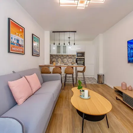 Appartement St Michel - Beau 3pieces En Centre-ville Climatise Menton